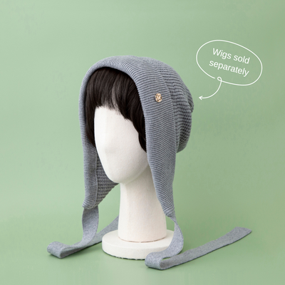 BONNET / Organic Cotton-Gray