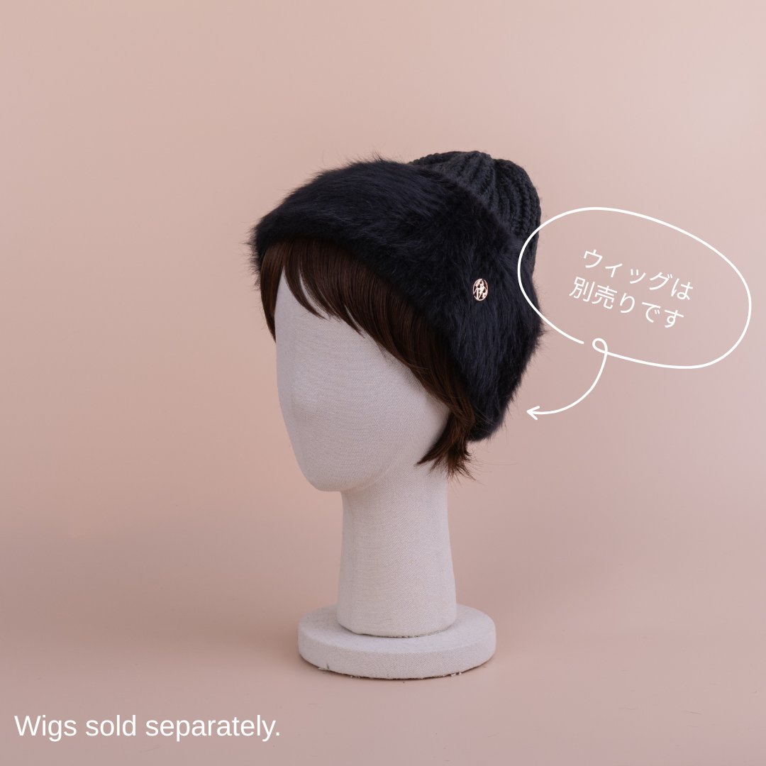 BEANIE / Fur - Black