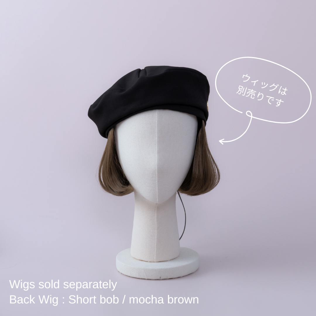 BERET / Matte - Black – BAREN(バレン) BERET / Matte - Black – BAREN(バレン)