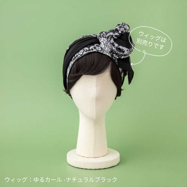 SCARF HAT (M) / Marine-Black – BAREN（バレン）