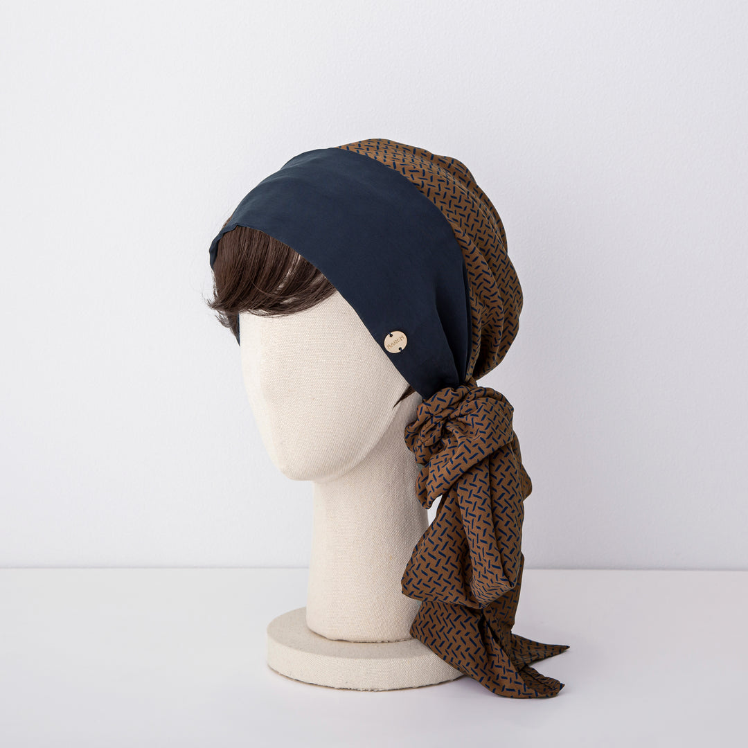 SCARF HAT (M) / Antique-Brown – BAREN（バレン）