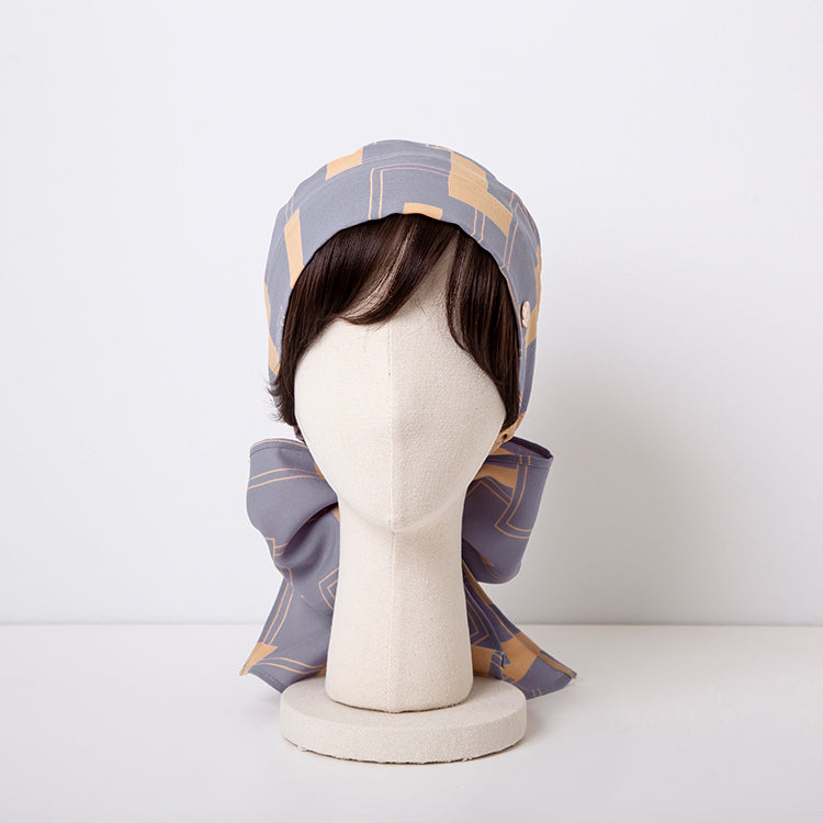 BAREN スカーフハット(Mサイズ) Geometry 医療用 SCARF HAT (M) / Geometry – BAREN(バレン)