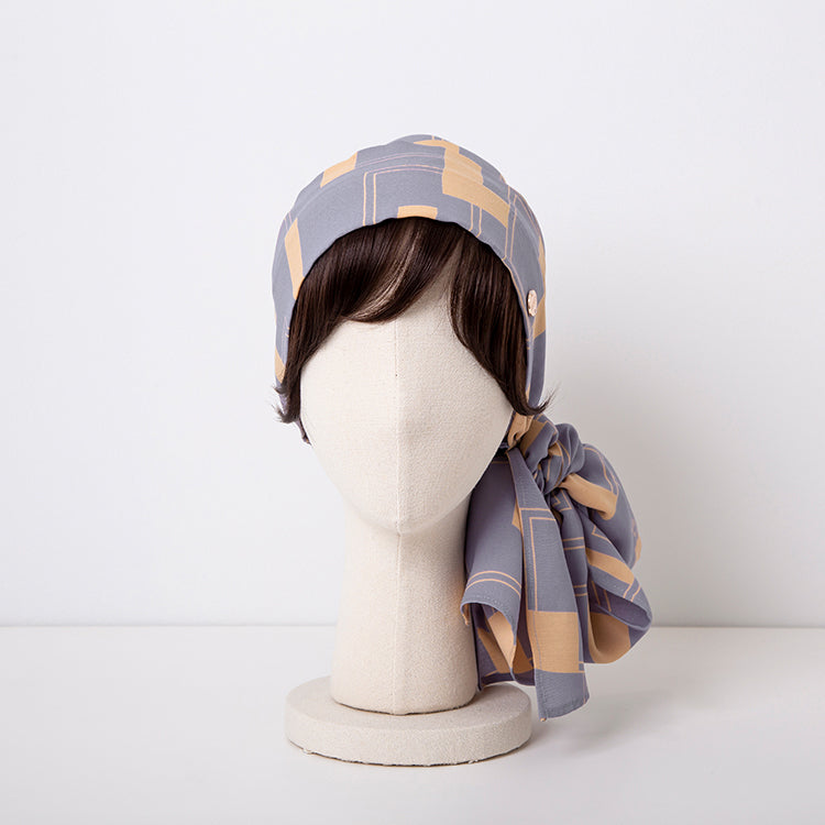 BAREN スカーフハット(Mサイズ) Geometry 医療用 BAREN スカーフハット(Mサイズ) Geometry 医療用 SCARF HAT (M