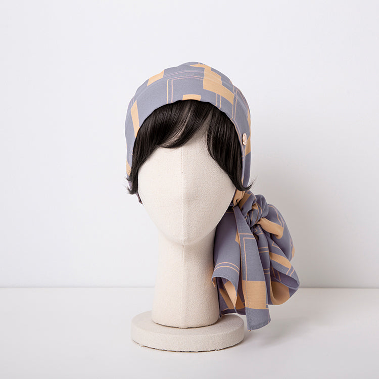 SCARF HAT (M) / Geometry – BAREN（バレン）