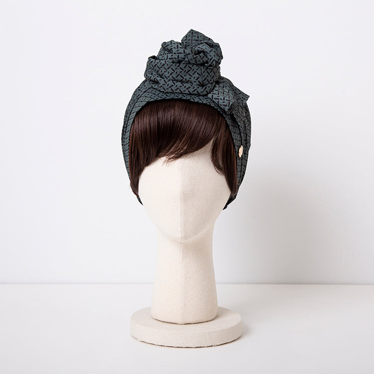 SCARF HAT (M) / Antique-Green – BAREN（バレン）