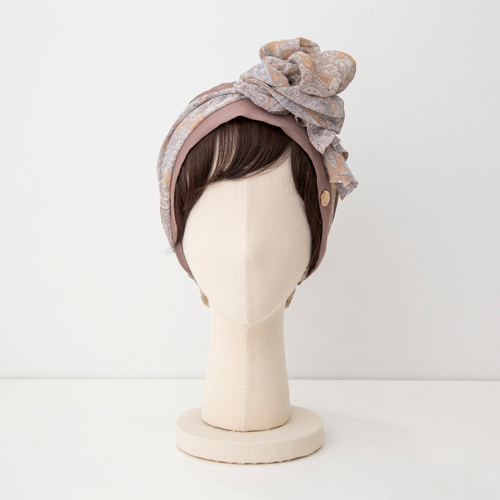 SCARF HAT (M) / Paisley-Brown – BAREN（バレン）
