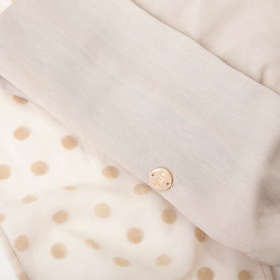 SCARF HAT / Dot Chiffon-Beige