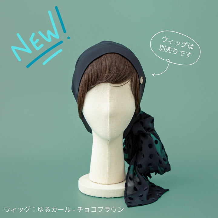 BAREN SCARF HAT KnitLace ネイビー ¥18,600 SCARF HAT (M) / KnitLace-Navy – BAREN（バレン）