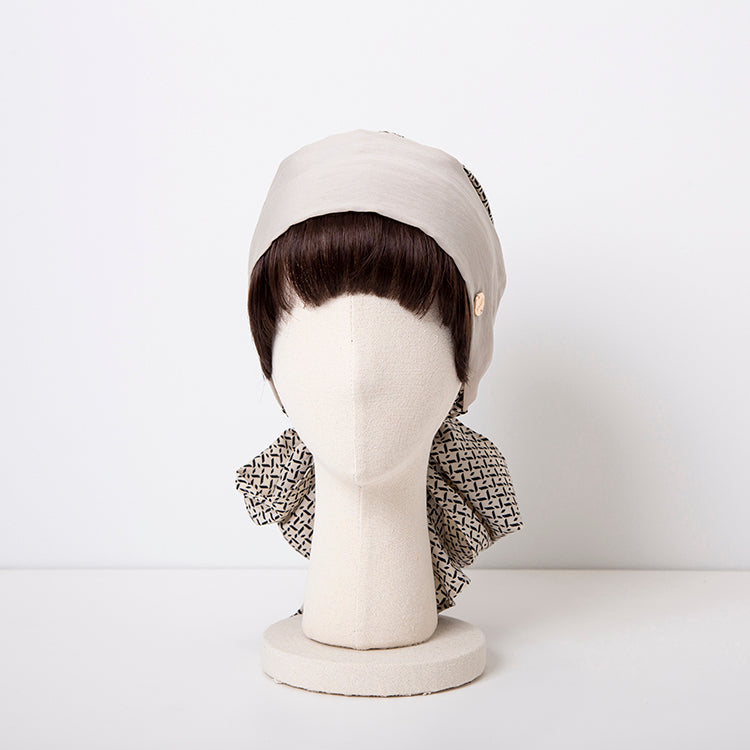 SCARF HAT (M) / Antique-Beige – BAREN（バレン）