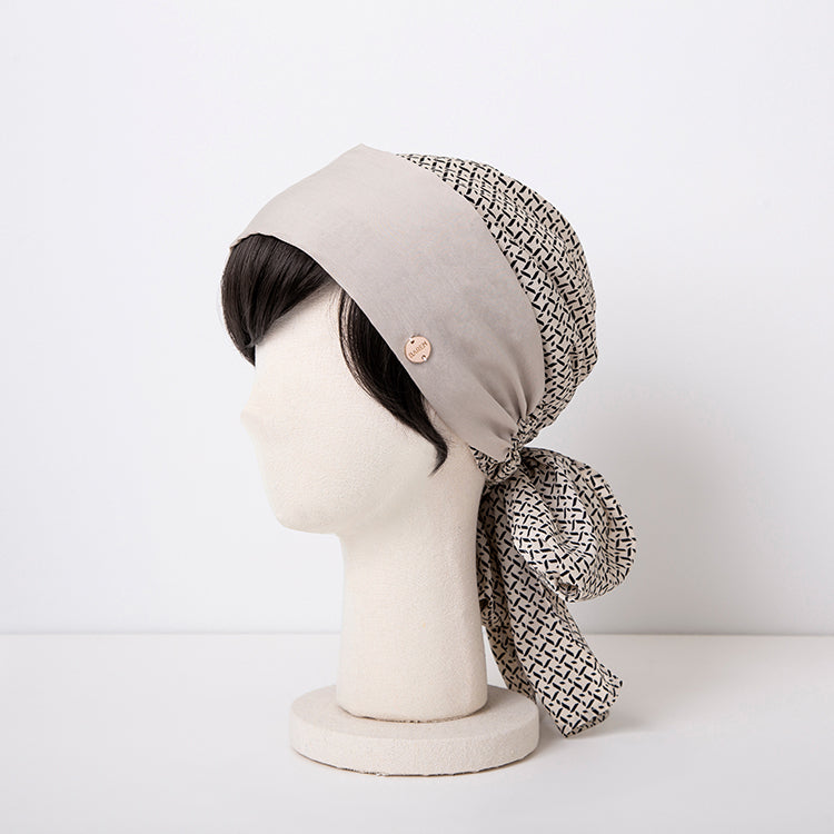 SCARF HAT (M) / Antique-Beige – BAREN（バレン）