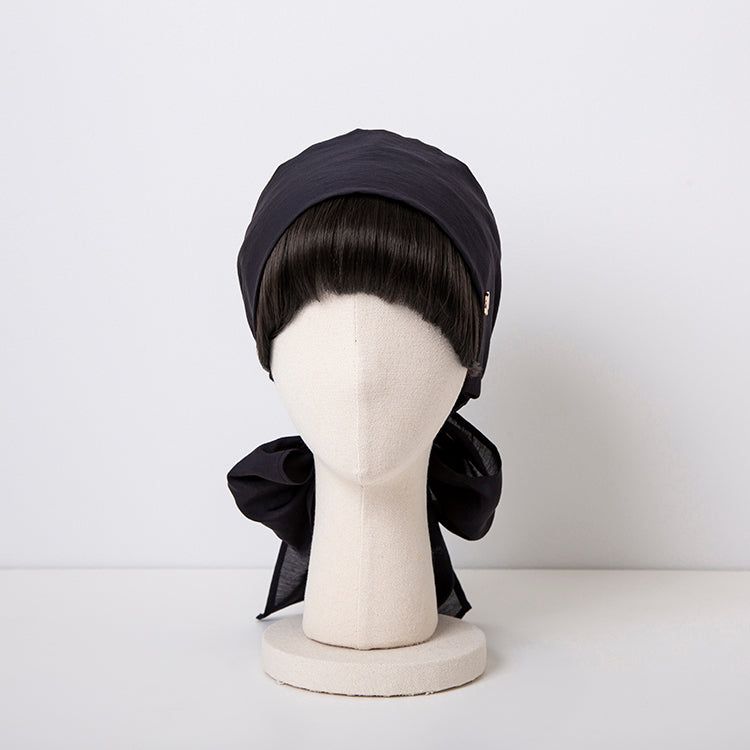 SCARF HAT (M) / Basic-Black – BAREN（バレン）