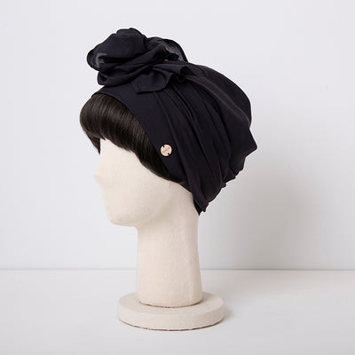 SCARF HAT(S size) / Basic-Black